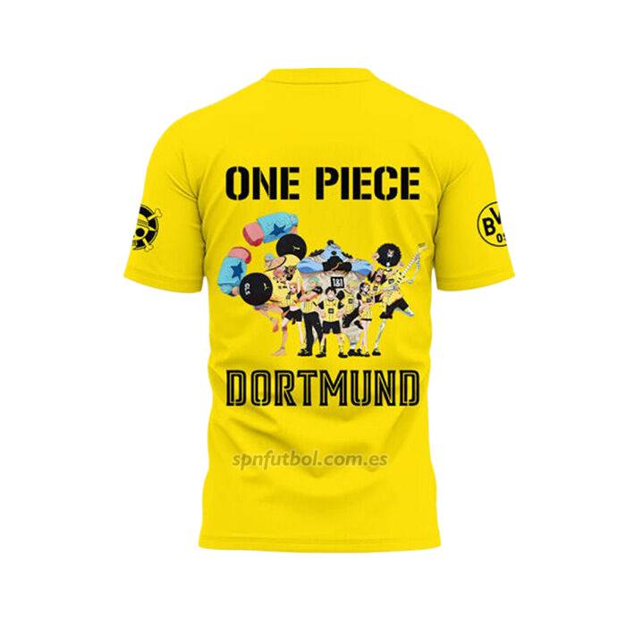 Tailandia Camiseta Borussia Dortmund ONE PIECE 2025-2026 Amarillo